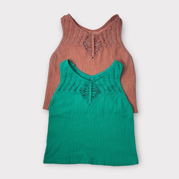 Free People Tops - Intimately by Free People Longline Sports Tank Bundle of 2 Size XS/S
